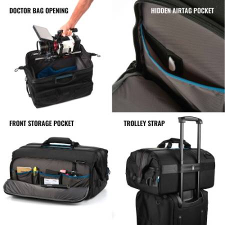 Tenba Cineluxe v2 Shoulder Bag 21 - torba fotograficzna (na ramię/naramienna), 32L - możliwości
